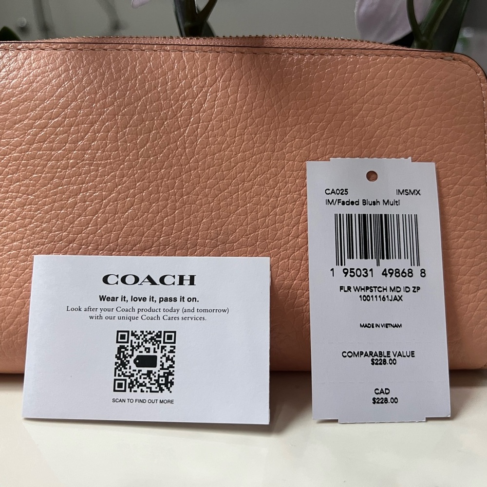 Coach whipstitch medium wallet - Picture 3 of 5